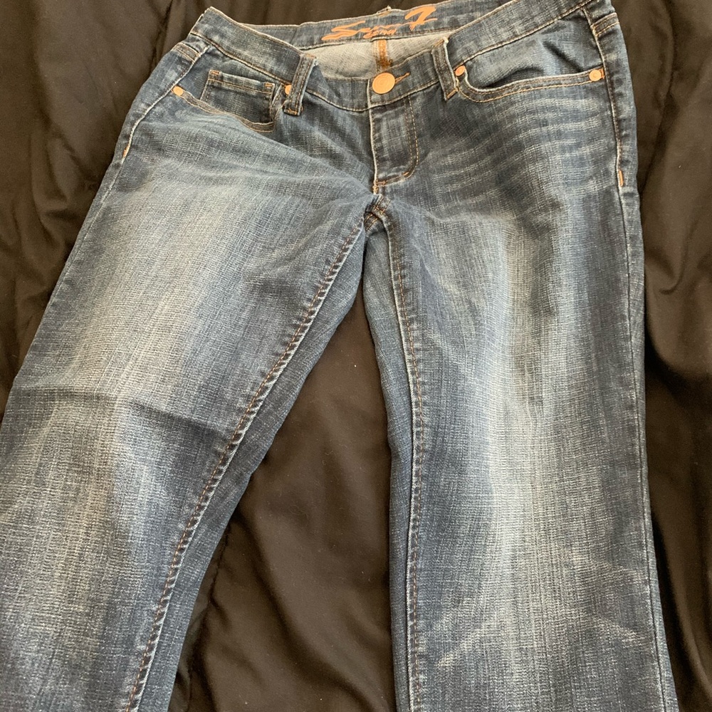 Seven7 Jeans- Ankle crop skinny jeans
